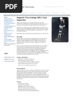 Advanced Inspection - Magnetic Flux Leakage (MFL) Tank Inspection