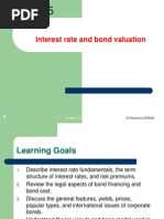 Chapter 5 Interest Rate and Bond Valuation