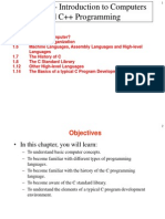 Chapter 1 - Introduction To Computers and C++ Programming: Outline