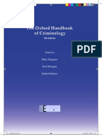 Oxford Handbook of Criminology