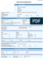 Informe Serums Medico 2011, Ps Quehue - Cusco