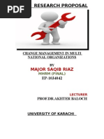 Basic Research Proposal: Major Saqib Riaz