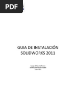 Guia de Instalacion Solid Works 2011