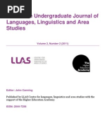 Linguistics-Debut Volume 2 Number 2