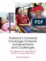 THailand UCS Achievement and Challenges