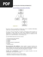 Ciclo de Vida de Un Sistema Informatico y Modelo de Casos de Uso