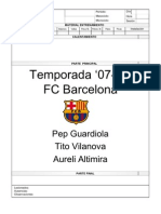 90 Sesiones de Entrenamiento de Pep Guardiola y Tito Vilanova