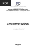 Afetividade No Processo Ensino Aprendizagem