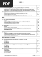 Unified Parkinson's Disease Rating Scale Brief Version (UPDRS-8) Robert Hauser MD 5-7-12