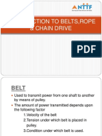 Belt, Rope, Chain Drives