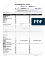 Manager On Duty Checklist: MMR / PCL Cards Missing