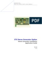 STX LP Stereo Generator Install Application Guide