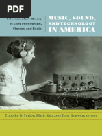 Music, Sound, and Technology in America, Edited by Timothy Taylor, Mark Katz, and Tony Grajeda