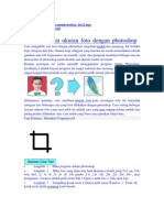 Cara Membuat Ukuran Foto Dengan Photoshop-TUTORIAL