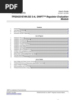 TPS54331EVM-232 3-A, SWIFT™ Regulator Evaluation: User's Guide