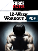 ForceFactor 12WeekWorkoutLog