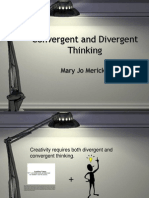 Convergent and Divergent Thinking