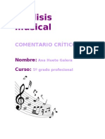 Analisis Musical Trabajo