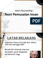 Teori-Teori Kaunseling Pemusatan Klien