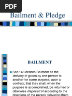 Bailment & Pledge