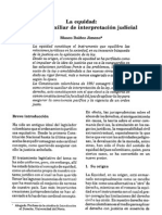 7 La Equidad Criterio Auxiliar de Interpretacion Judicial