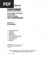 Craftsman Air Compressor Manual - 919.165190