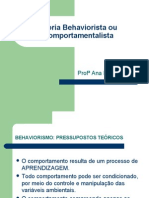 Teoria Behaviorista