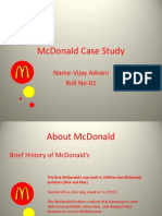 MC Donald Case Study