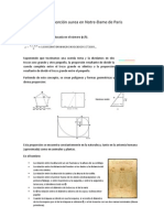 Estudio de La Proporción Aurea en Notre