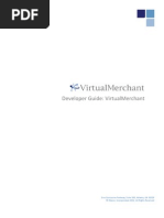 VirtualMerchant Developerguide