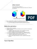 Hidden Line and Surfaces