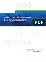 ARM 1176-JZFS CPU-Based Low-Power Subsystem