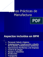 Buenas Prácticas de Manufactura Aspectos Generales