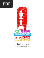 XXIII Festival Panamericano de Ajedrez de La Juventud - Lima, PERÚ 2012