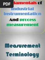 Industrial Instrumentation: Process Measurement