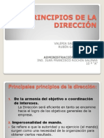 Principios de La Dirección