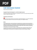 Call Admission Control