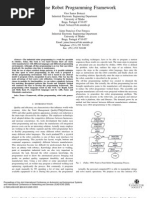 Off-Line Robot Programming Framework: Abstract - The Industrial Robot Programming Is A Work For Specialist