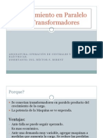 Paralelo de Transformadores