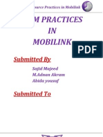 HR Practices at Mobilink