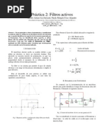 Práctica 2 - MicElectret - Filtros