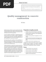 Quality Assurance For Concrete