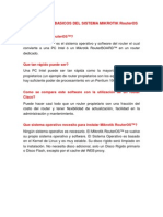 Fundamentos Basicos Del Sistema Mikrotik Routeros