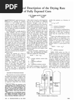 Mathematical Description of The Drying Rate of Fully Exposed Corn