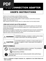 Mazda Ipod Link User Manual