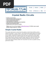 Crystal Radio Circuits