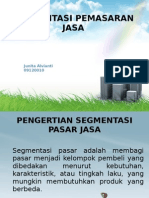 Segmentasi Pemasaran Jasa