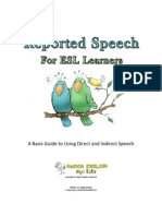 Reported Speech For ESL Learners