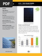 Sunpower Panel Spec