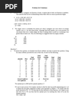 Problem Set 3 Solution